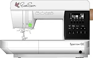 EverSewn Sparrow QE Professional Sewing and Quilting Machine - 8Û Throat - 70 Stitch Patterns - Intuative Control Panel