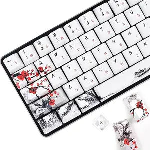 MOLGRIA Keycaps 71 Set for Gaming Mechanical Keyboard, Custom PBT OEM Profile Key caps Japanese Font