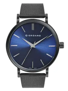 Visit the Giordano Store Giordano Analog Watch for Men Stylish Metal Strap| 3 Hands Mechanism with Water Resistant Wrist Watch GZ-50108