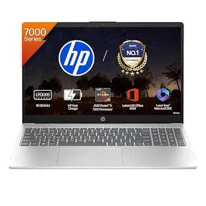 HP 15, AMD Ryzen 5 7520U, 15.6-inch (39.6 cm), FHD, 16GB LPDDR5, 512GB SSD, AMD Radeon graphics, FPR, FHD camera w/privacy shutter, Backlit KB (Win 11, MSO 2021, 1.59 kg), fc0031AU