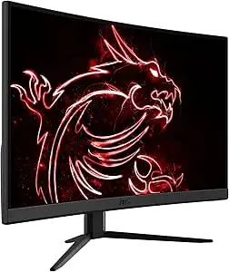 MSI Optix G24C6 Curved Gaming Monitor - 23.6 Inch, 16:9 Full HD (1920 x 1080), VA, 144 Hz, 1 ms, 1500R