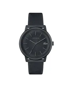 Visit the Lacoste Store Lacoste Lacoste.12.12 Move Qtz Basic Dark Grey Round Dial Men's Watch|Grey Silicone Material|Multi Silicone Color Band - 2011242