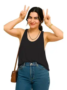 JOVO Gym Tank Top & T-Shirt Combo for Women - Sleeveless, Dry-Fit, Anti-Odor Workout Wear 1005 VJ5 Parent