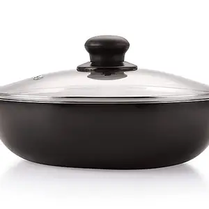 Nirlon Non-Stick Aluminium Induction & Gas Compatible Cookware Deep Kadhai