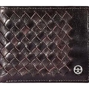 eske Dennis Genuine Leather Mens Bifold Wallet - 3 Card Holders