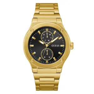 Visit the GUESS Store GUESS Jet Analog Watch for Men with Round Dial & Water Resistant Man's Wrist Watches