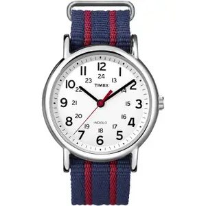 Visit the TIMEX Store TIMEX Weekender 38 mm White Dial Unisex Analog Watch- T2N747