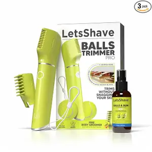 LetsShave Men International Balls Trimmer Shaver & Body Groomer