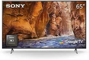 Sony 65 Inch BRAVIA X80AJ Smart Google TV, 4K Ultra HD