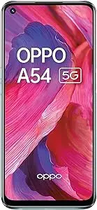 OPPO A54 Dual SIM 6.51 inches FHD+ Smartphone 64GB 4GB RAM 5000mAh Long Lasting Battery 4G LTE Crystal Black UAE Version + Mobile Stand, Starry Blue, CPH2239 price in India.