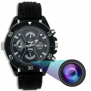 Spy Mission New HD Spy Wrist Watch Camera Full HD 1080p Security Camera Surveillance Indoor Outdoor Hd Video Recording with Inbuilt 32GB SD Card