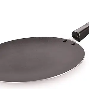Nirlon Gas Stove Compatible Aluminum Non Stick Flat Tawa 27cm