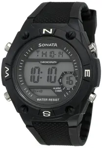 Visit the SF Store SF Sporty Digital Grey Round Dial Men's Sport Watch-NN77033PP04