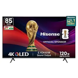 Hisense 215 cm (85 inches) Q7N Series 4K Ultra HD Smart QLED TV 85Q7N