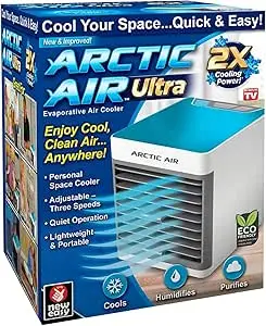 Ontel Arctic Ultra Seen On TV | Evaporative Portable Air Conditioner | Personal Space Cooler |