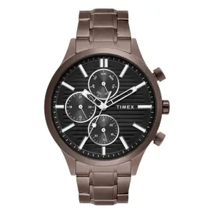Visit the TIMEX Store TIMEX Analog Watch for Men with Round Dial & Water Resistant Man's Wrist Watches