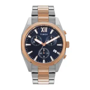 Visit the TIMEX Store TIMEX Analog Watch for Men Available in Multicolor Dial & Gold Stainless Steel Bracelet Band - Water Resistant Wrist Watches