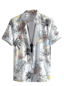 Brand: DHRUVI TRENDZ DHRUVI TRENDZ Shirts for Men | Rayon Abstract Printed Shirts | Regular Fit Shirts for Boys | Ideal for Travel | Picnic | Summer Wear Shirt for Men | Beach Shirts for Men