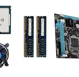 Core i3 3rd Gen H61 Motherboard Combo with 16GB DDR3 RAM | Best Budget PC Build | High Performance Desktop Combo for Home, Office, Students.