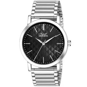 Visit the LOUIS DEVIN Store LOUIS DEVIN Stainless Steel Chain Analog Wrist Watch for Men (LD-G049)