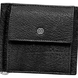 eske Clover Money Clip for Men, 10 ID Card Slots (Black Shrunken)