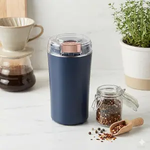 ADAKASI Small Food Grinder-Portable Whole Coffee Bean Seasonings Spices Mill Powder Machine for