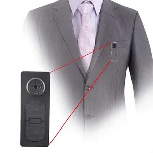 DIVINE Spy Camera Mini Pocket Button Hidden Spy Video Camera with Motion Detection 1280x480p HD Recording
