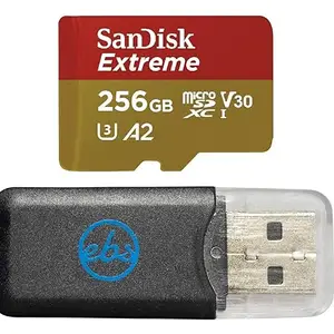 SanDisk 256GB SDXC SD Extreme Pro Memory Card Bundle Works