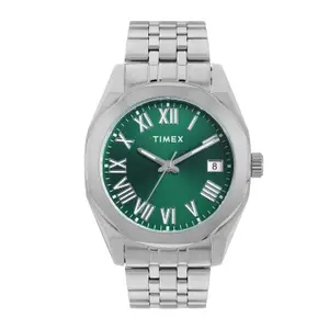 Visit the TIMEX Store TIMEX Analog Watch for Men Available in Multicolor Dial & Silver Stainless Steel Bracelet Band - Water Resistant Wrist Watches