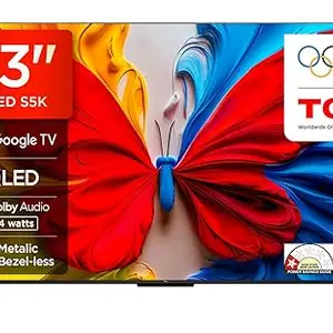 TCL 108 cm (43 inches) Metallic Bezel-Less FHD QLED TV 43S5K