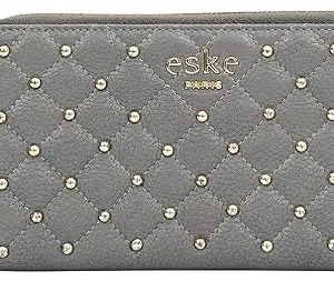 eske Melba - Genuine Leather Zip Around Wallet for Women