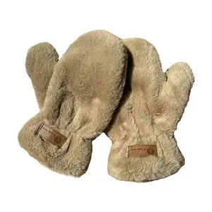 Women Gloves Plush Fashionable Autumn Winter Gloves For Party Holiday Hiking Khaki | Womens Accessories | Gloves & Mittens