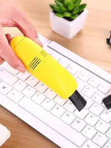 GTC USB Powered Mini Vaccume Cleaner for Laptop, Computer, Keyboard, Electronics Dev Car, Home (CMV-3016, Yellow (4)