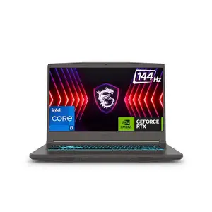 MSI Thin 15, Intel 13th Gen. Core i7-13620H, 40CM FHD 144Hz Gaming (16GB/512GB NVMe SSD/Windows 11 Home/NVIDIA GeForce RTX 3050,GDDR6 4GB/Cosmos Gray/1.86Kg), B13UC-1804IN