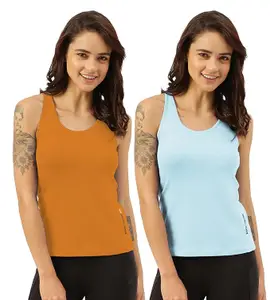Freecultr Twin Skin Women's Tank Top | Camisole | Sando | Spaghetti