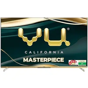 Vu 189cm (75 inches) Masterpiece Frame Series 4K QLED TV 75MASTERPIECE (Armani)