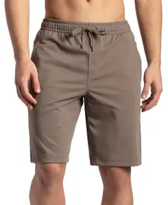 Visit the Jockey Store Jockey SP26 Men's Super Combed Cotton Rich Regular Fit Solid Active Wear Shorts with Side Pockets