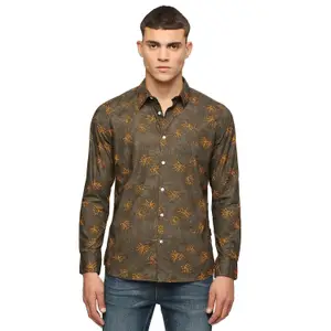 Visit the Pepe Jeans Store Pepe Jeans Men's Casual Shirt | Trendy Printed Shirt for Men| Regular Fit | Full Sleeve | Available in Plus Size