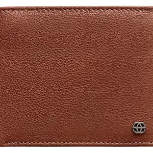 eske Delphine - Genuine Leather Mens Bifold Wallet - Holds Cards, Coins and Bills - 7 Card Slots - Everyday Use - Travel Friendly - Handcrafted - Durable - Water Resistant -Chestnut Bahamas
