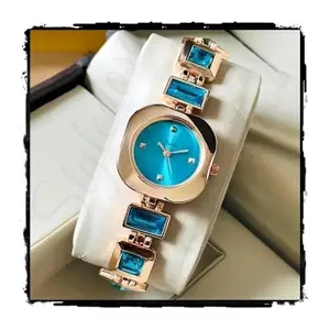 Visit the styledose Store styledose Luxury Round Dial in Square case with Ston Studded brecelet Strap Quartz Analogue Wrist Watches for Women's & Girls&Miss&Ladies