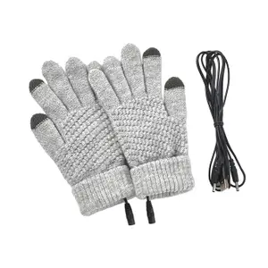ATORSE USB Heated Gloves Full Finger Warm Heating Mittens for Outdoor Typing Skiing Gray|Clothing Shoes & Accessories|Mens Accessories|Gloves & Mittens