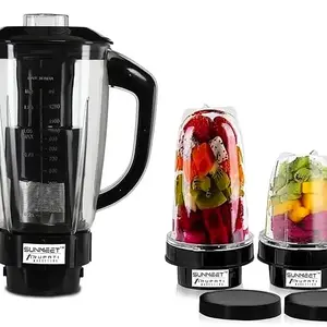 Sunmeet Sunmeet Juicer Jar for Mixer Grinder Juicer Jar ABS Plastic Black Mixer Juicer Jar(1500 ml)