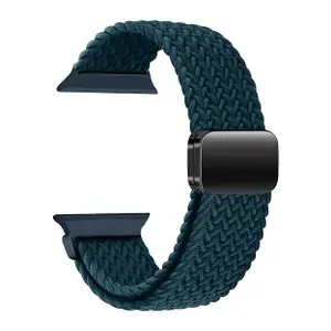 ACM Watch Strap Slide 42mm 44mm 45mm 46mm 49mm Woven Braided Magnetic compatible with Fire-Boltt Visionary Bsw046 Smartwatch Adjustable Belt Band
