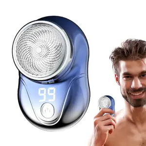 F FABOBJECTS® Mini Shaver Portable Electric Shaver - Men's Shaver Small Razor,Waterproof, USB Rechargeable Electric Razor