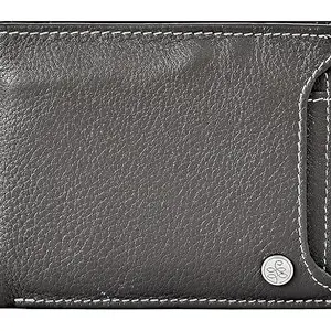eske Moses Genuine Leather Mens Bifold Wallet - RFID - Currency Compartment - Coin Pocket 8 Card Holders