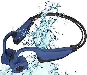 IKXO Bone Conduction Headphones Waterproof for Swimming, MP3 Player Open-Ear Headphones Wireless tooth