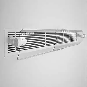 Witforms Central AC Air Flow Deflector, White Arm, Transparent Panel, Min 60cm Max 110cm, CENTRAL MODEL