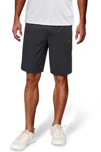 Visit the Reebok Store Reebok Men’s Ease Stretch Poly Shorts, Lightweight Flexible Athletic Shorts for Gym Training and Casual Wear