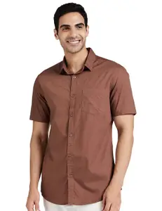 Brand: Amazon Brand - Symbol Amazon Brand - Symbol Men's Cotton Shirt | Casual | Plain | Half Sleeve | Summer - Regular Fit (Available in Plus Sizes)