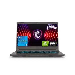 MSI Thin 15, Intel 13th Gen. Core i7-13620H, 40CM FHD 144Hz Gaming (16GB/512GB NVMe SSD/Windows 11 Home/NVIDIA GeForce RTX 2050,GDDR6 4GB /Cosmos Gray/1.86Kg), B13UCX-1806IN